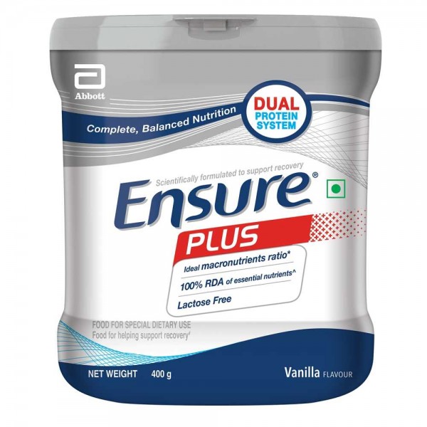 Ensure Plus Vanilla Flavour Powder Jar